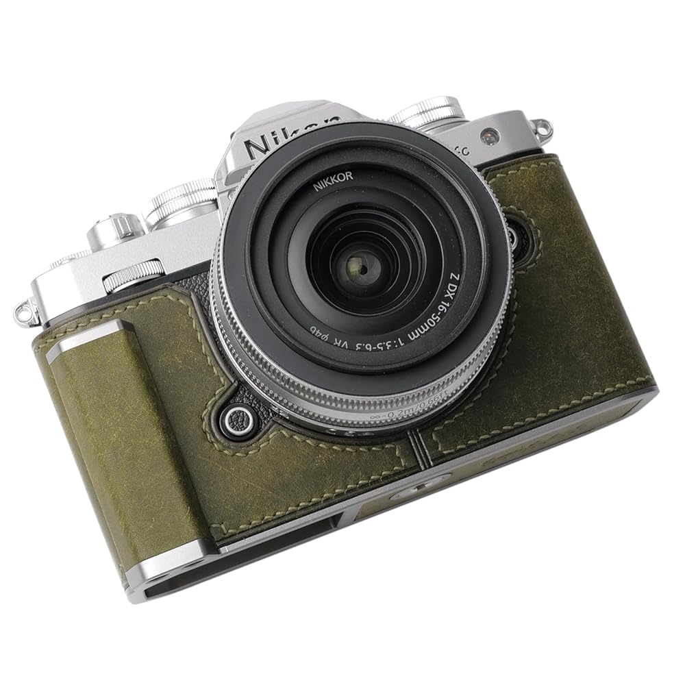 Amazon.co.jp: Iborrys - カメラ専用本革ハーフケース Nikon Z